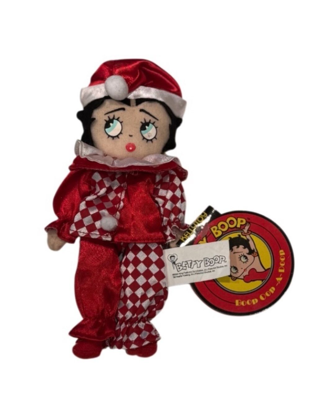 Betty Boop  2004 Jester Clown Rag Doll - Picture 11 of 11